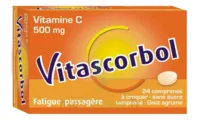 Vitascorbol Sans Sucre Tamponne 500 Mg, Comprimé à Croquer édulcoré Au Sorbitol Et à L'aspartam à Rueil-Malmaison