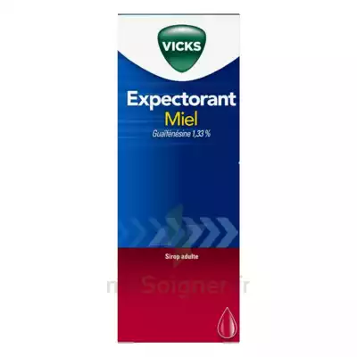 Vicks Expectorant Guaifenesine 1,33 % Adultes Miel, Sirop à Rueil-Malmaison