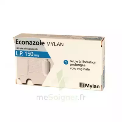 Econazole Mylan L.p. 150 Mg, Ovule à Libération Prolongée à Rueil-Malmaison
