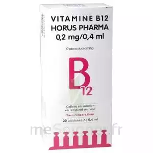 Vitamine B12 Horus Pharma 0,05 % Collyre Sol En Récipient Unidose 20unid/0,4ml à Rueil-Malmaison